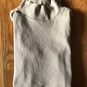 Beige turtleneck sweater